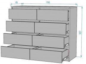 Комод Мальта K133 в Салехарде - salekhard.mebel24.online | фото 2