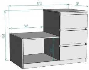 Комод Мальта K207 в Салехарде - salekhard.mebel24.online | фото 2