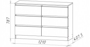 НИЦЦА-7 Комод (НЦ.07) в Салехарде - salekhard.mebel24.online | фото 3