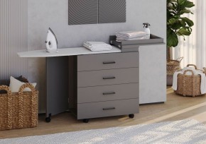 Комод с гладильной доской (Графит) в Салехарде - salekhard.mebel24.online | фото 3