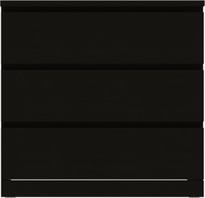 Комод Варма 3 с тремя выдвижными ящиками, цвет ясень черный в Салехарде - salekhard.mebel24.online | фото 2