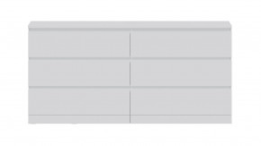 Комод Варма 6Д большой с шестью выдвижными ящиками, цвет белый в Салехарде - salekhard.mebel24.online | фото 2