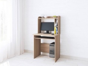 Компьютерный стол Грета-1 ясень шимо/дуб сонома в Салехарде - salekhard.mebel24.online | фото