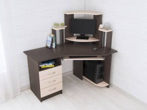 Компьютерный стол Грета-7 венге/дуб молочный в Салехарде - salekhard.mebel24.online | фото