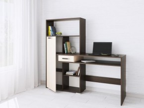 Компьютерный стол Квартет-8 венге/дуб молочный в Салехарде - salekhard.mebel24.online | фото