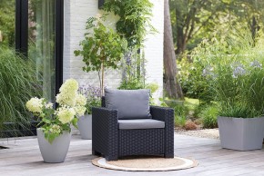 Комплект кресел Калифорния (California chair) графит в Салехарде - salekhard.mebel24.online | фото 1