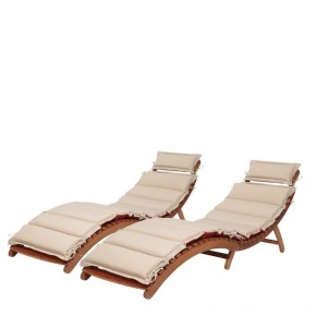 Комплект шезлонги и столик AFM-803A-T133 Beige (2+1) в Салехарде - salekhard.mebel24.online | фото 2