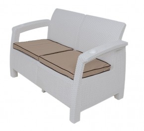 Комплект уличной мебели Yalta Terrace Set (Ялта) белый в Салехарде - salekhard.mebel24.online | фото 2
