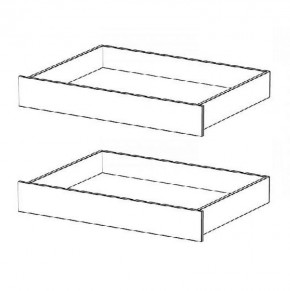 Комплект ящиков для кровати 2000 Соня-3 (Белый/Лак) в Салехарде - salekhard.mebel24.online | фото
