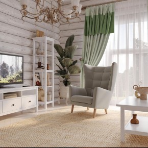 Кресло для отдыха Саари светло-серое, ткань рогожка в Салехарде - salekhard.mebel24.online | фото 4