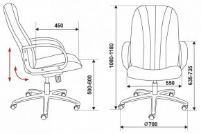 Кресло для руководителя T-898/3C11BL в Салехарде - salekhard.mebel24.online | фото 10
