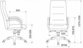 Кресло для руководителя T-9927SL/BLACK в Салехарде - salekhard.mebel24.online | фото 5