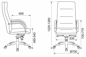 Кресло для руководителя T-9927SL/CHOKOLATE в Салехарде - salekhard.mebel24.online | фото 6