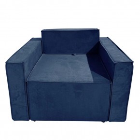 Кресло-кровать Принц КК1-ВСи (велюр синий) в Салехарде - salekhard.mebel24.online | фото