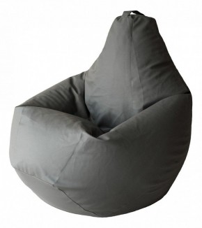 Кресло-мешок Серая ЭкоКожа 3XL 150*110 см в Салехарде - salekhard.mebel24.online | фото