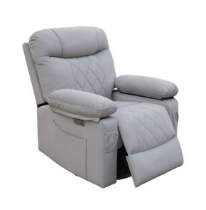 Кресло-реклайнер БРИСТОЛЬ (ткань светло-серый) в Салехарде - salekhard.mebel24.online | фото 3