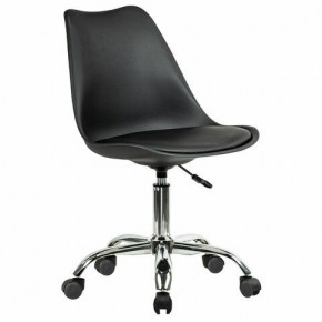 Кресло стул BRABIX "Eames MG-310 CH", хром, пластик черный, экокожа черная, 532925 в Салехарде - salekhard.mebel24.online | фото 2