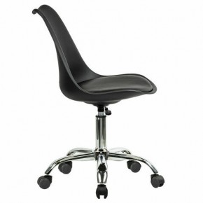 Кресло стул BRABIX "Eames MG-310 CH", хром, пластик черный, экокожа черная, 532925 в Салехарде - salekhard.mebel24.online | фото 3