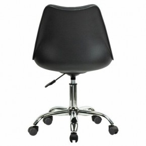 Кресло стул BRABIX "Eames MG-310 CH", хром, пластик черный, экокожа черная, 532925 в Салехарде - salekhard.mebel24.online | фото 4