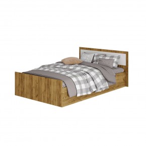 Кровать 1,2 Евро LIGHT КР-06 (крафт/белый) *без основания в Салехарде - salekhard.mebel24.online | фото