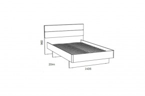 Кровать 1200х2000 "Морти" НМ 041.20 Х с основанием в Салехарде - salekhard.mebel24.online | фото 7