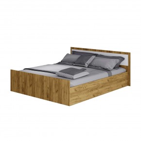 Кровать 1,6 Евро LIGHT КР-17 (крафт/белый) *без основания в Салехарде - salekhard.mebel24.online | фото