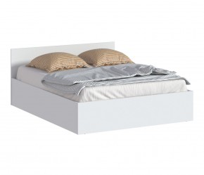 Кровать (1600) Бруклин СБ-3359 с основанием и ПМ (Белый) в Салехарде - salekhard.mebel24.online | фото