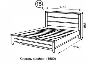 Кровать 1600 с ПМ София 15 в Салехарде - salekhard.mebel24.online | фото 3