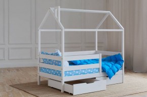 Кровать-домик 80*160 Белый в Салехарде - salekhard.mebel24.online | фото 3