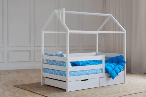 Кровать-домик 80*160 Белый в Салехарде - salekhard.mebel24.online | фото 4