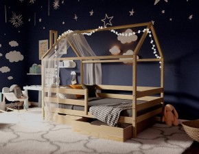 Кровать-домик 80*190 без покраски в Салехарде - salekhard.mebel24.online | фото
