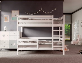 Кровать двухъярусная без крыши 80*190 Белый в Салехарде - salekhard.mebel24.online | фото 2
