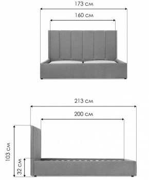 Кровать двуспальная Афродита-3 в Салехарде - salekhard.mebel24.online | фото 11