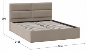 Кровать двуспальная Глосс с ПМ в Салехарде - salekhard.mebel24.online | фото 4