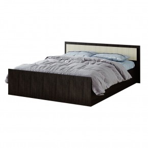 Кровать Фиеста 1600 LIGHT + Проложки LIGHT 1600 ДСП (Венге/Лоредо) в Салехарде - salekhard.mebel24.online | фото 1