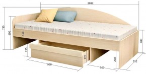 Кровать Изгиб в Салехарде - salekhard.mebel24.online | фото 2