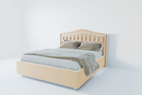 Кровать Калининград с ПМ 1200 (экокожа бежевая) в Салехарде - salekhard.mebel24.online | фото