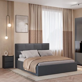 Кровать Линда КР-16 (Графит) 1600 в Салехарде - salekhard.mebel24.online | фото 2