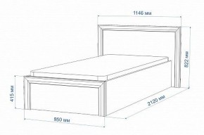 Кровать односпальная Нобиле Кр-90 в Салехарде - salekhard.mebel24.online | фото 2