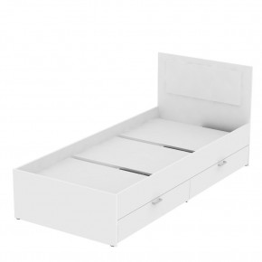 Кровать Ольга L47 (900) 2 ящика (Белый) в Салехарде - salekhard.mebel24.online | фото