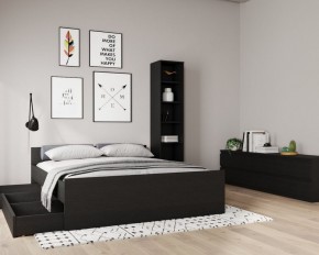 Кровать ОРИОН двухспальная с ортопедическим основанием 160х200, цвет Дуб Венге в Салехарде - salekhard.mebel24.online | фото 3