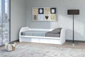 Кровать Сказка с ПМ 900 (Белый текстурный) в Салехарде - salekhard.mebel24.online | фото