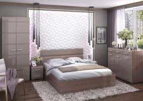 Кровать Вегас 1,4м Шимо темный в Салехарде - salekhard.mebel24.online | фото 2