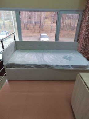 Кровать Зарина угловая Newtone light beige угол левый в Салехарде - salekhard.mebel24.online | фото 3