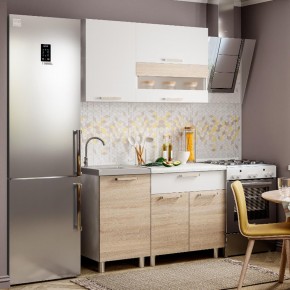 Кухня Айсбери 1.2 м (Белый/Дуб Сонома) в Салехарде - salekhard.mebel24.online | фото