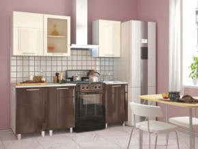 Кухня Танго модульная шоколад-ваниль в Салехарде - salekhard.mebel24.online | фото 2