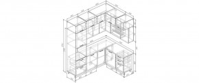 Кухонный гарнитур Элеганция  2200*1700 (Стол. 26мм) в Салехарде - salekhard.mebel24.online | фото 2