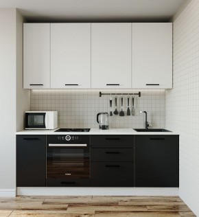 Кухонный гарнитур Графика 2200 (Стол. 26мм) в Салехарде - salekhard.mebel24.online | фото