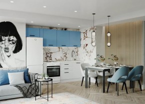 Кухонный гарнитур Капри 2550 (Стол. 26мм) в Салехарде - salekhard.mebel24.online | фото