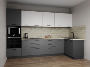 Кухонный гарнитур Меренга 3200*1400 (Стол. 38 мм) в Салехарде - salekhard.mebel24.online | фото
